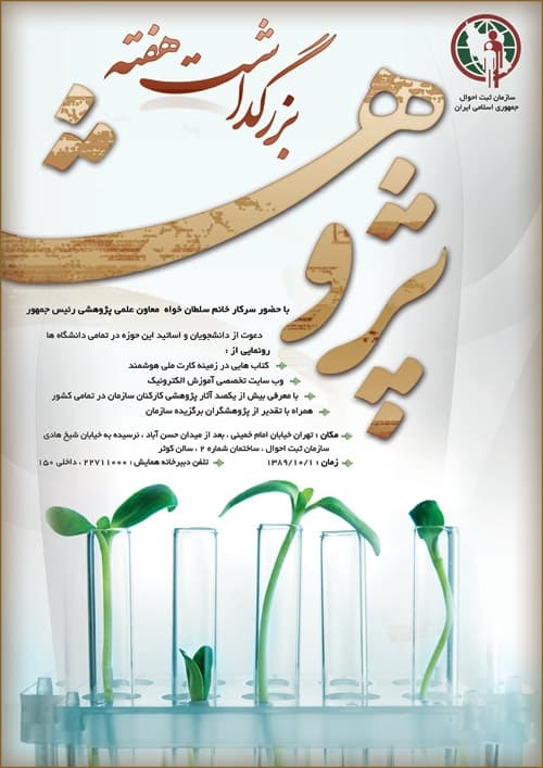 طراحی پوستر هفته پژوهش 2