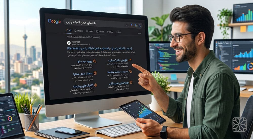راهنمای کامل سایت لینک گوگل (Sitelinks) و بهبود نمایش سایت در نتایج جستجو