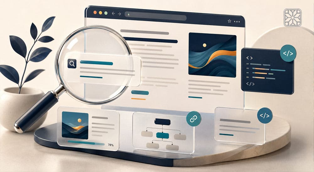 سئو داخلی سایت؛ راهنمای بهینهسازی عنوان، متاتگها، تصاویر و HTML